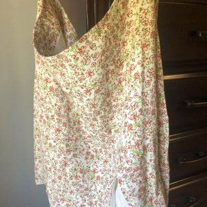 Fab’rik Floral Slip Skirt with Slit